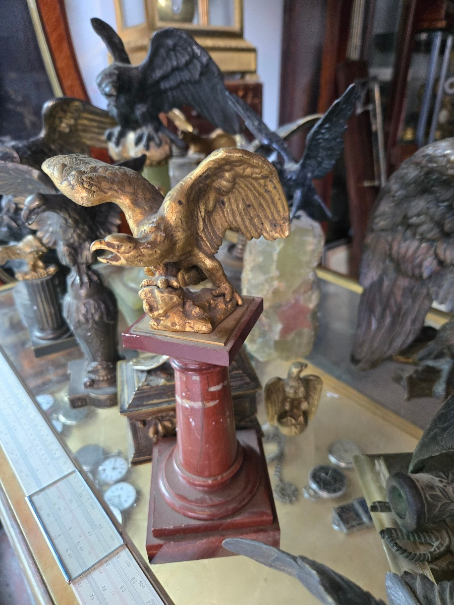 Ensemble de porte montre  aigle en bronze-photo-2