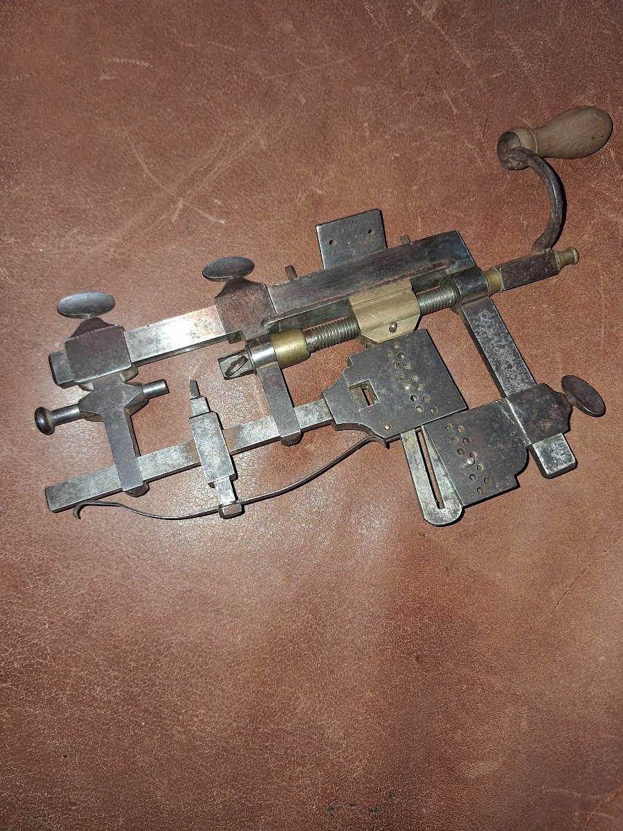 Machine d’horlogerie pour tailler les fusees XVIII ieme siecle-photo-2