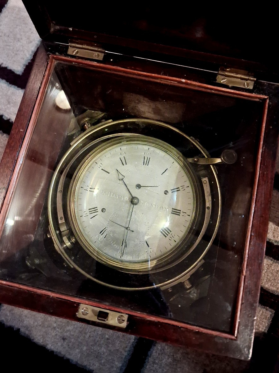 Marine Chronometer Number 330 By James Hatton, 8 Days About 1805-photo-3