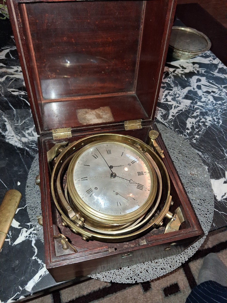 Chronometre de marine numero 330 par James Hatton vers 1805  8 jours-photo-6
