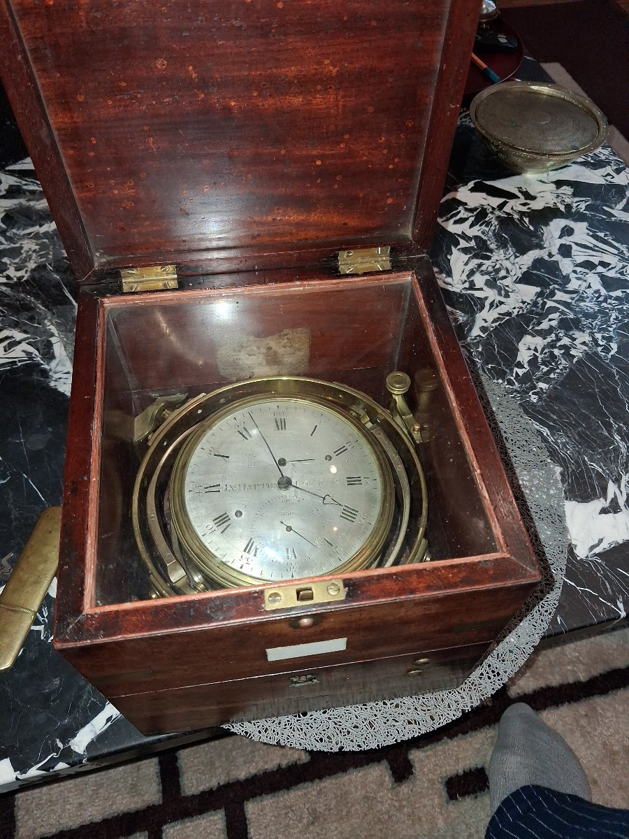 Chronometre de marine numero 330 par James Hatton vers 1805  8 jours-photo-7