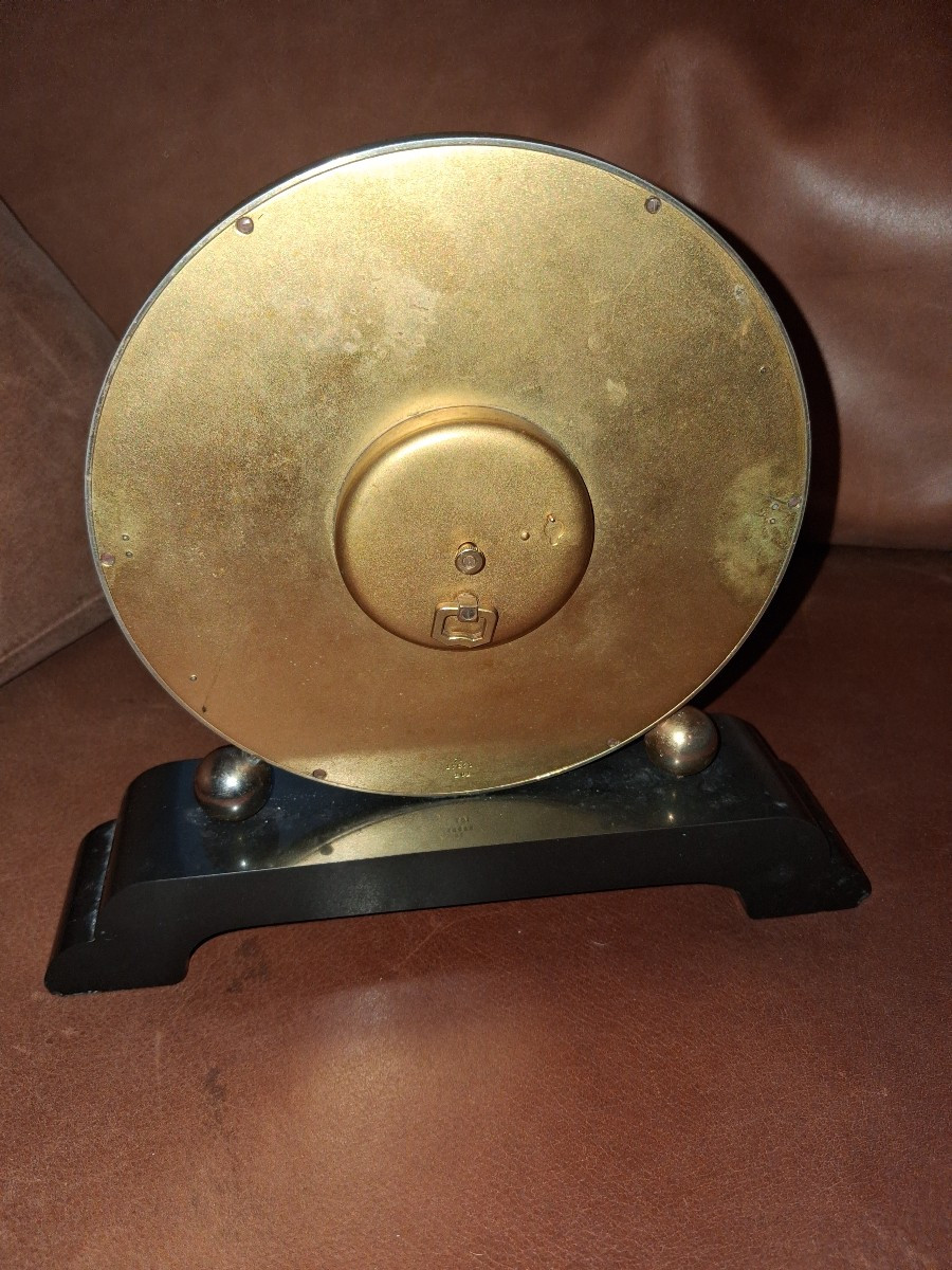 Pendule pendulette art deco 8 jours de marche-photo-2