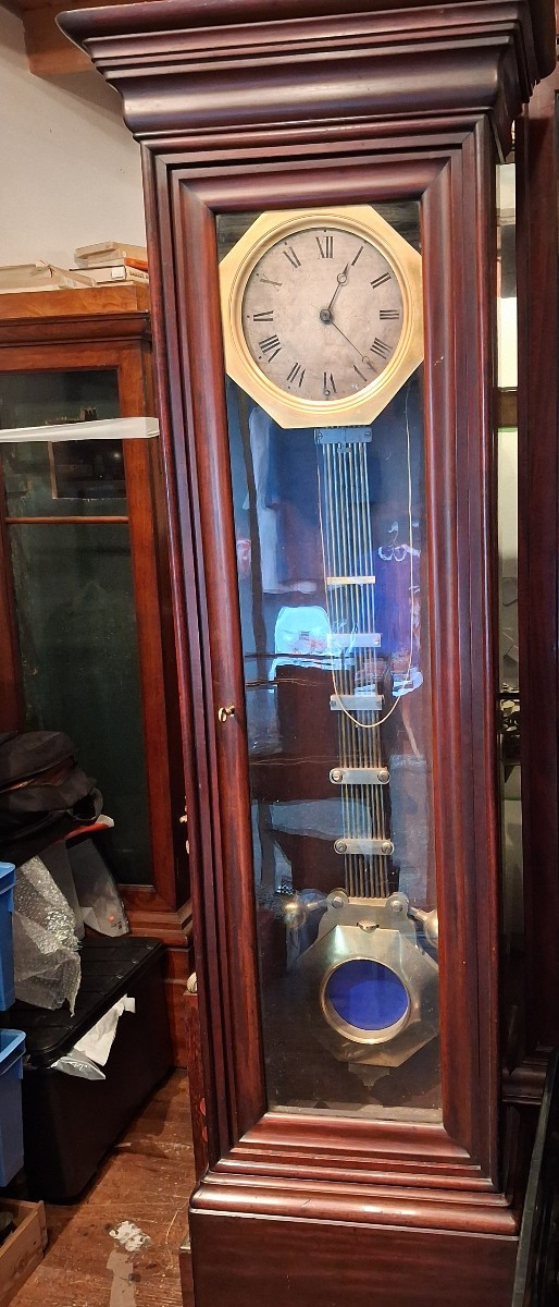 Pendule regulateur d’horloger vers 1850