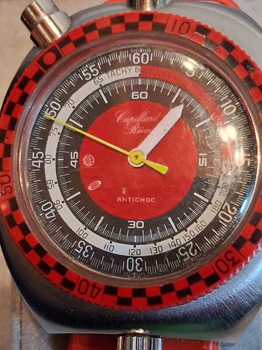 Chronographe Cupillard pour arbitre football et rugby  vers 1960-photo-3