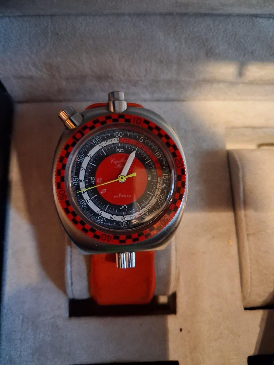 Chronographe Cupillard pour arbitre football et rugby  vers 1960