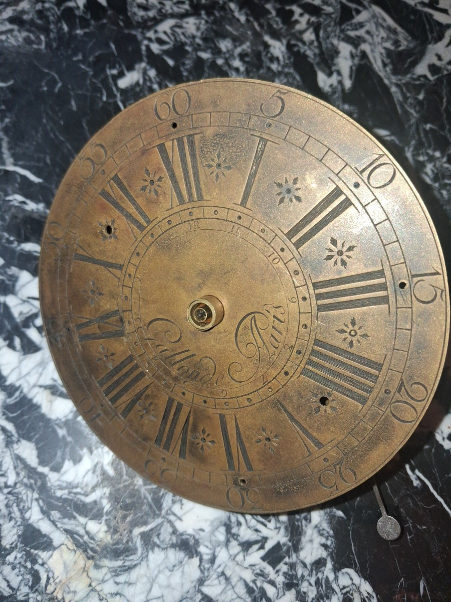 Mouvement de valet astronomique le cadran de Gallonde à Paris 