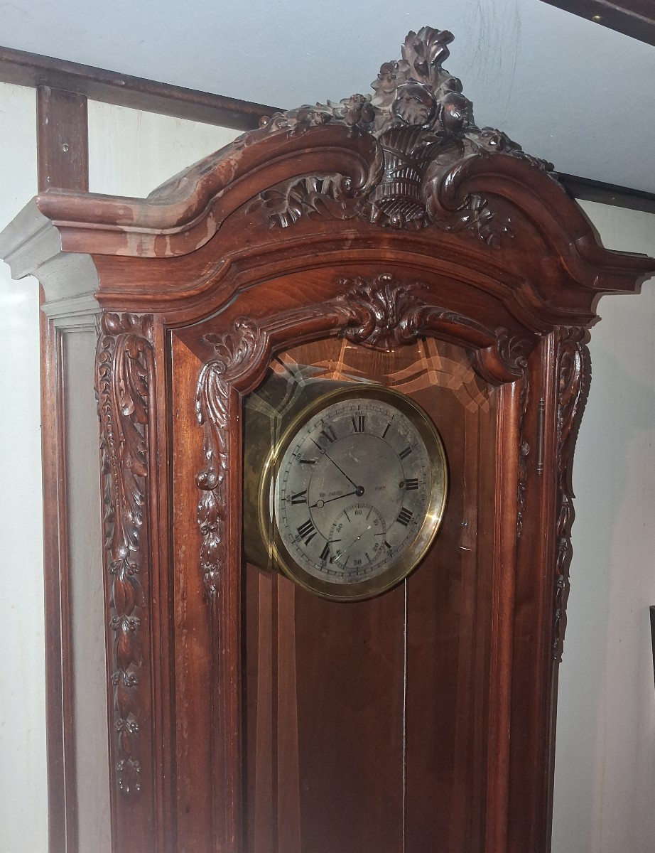 Pendule horloge regulateur personnel de Edmond Jaeger-photo-4