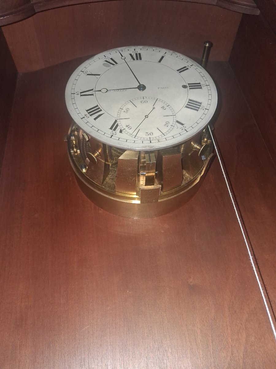 Pendule horloge regulateur personnel de Edmond Jaeger-photo-3