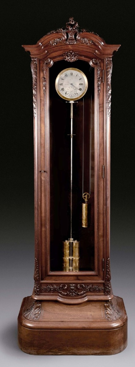 Pendule horloge regulateur personnel de Edmond Jaeger