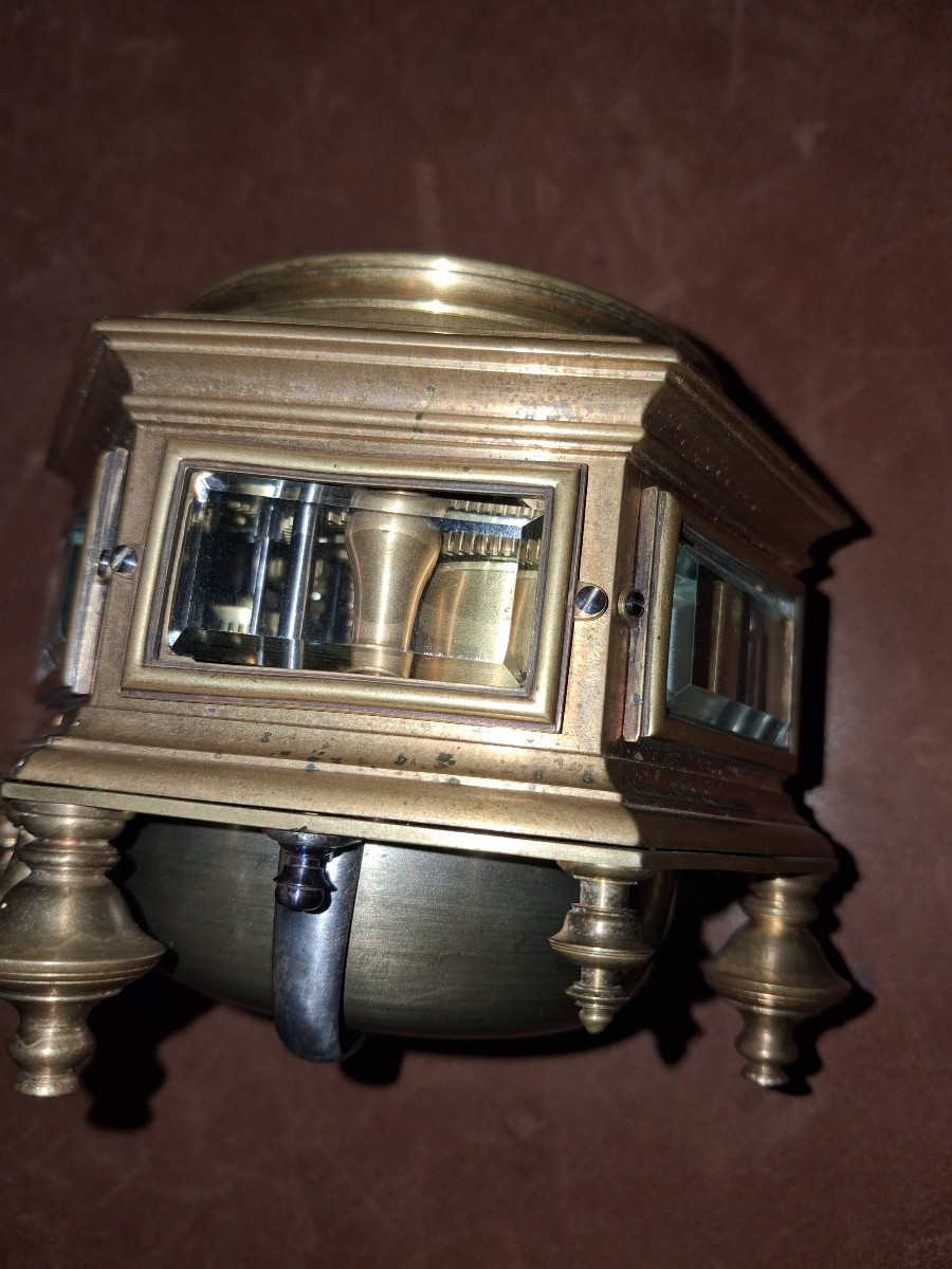 Pendule de table par J H Nauman à Desden vers 1740 - 1750 -photo-2