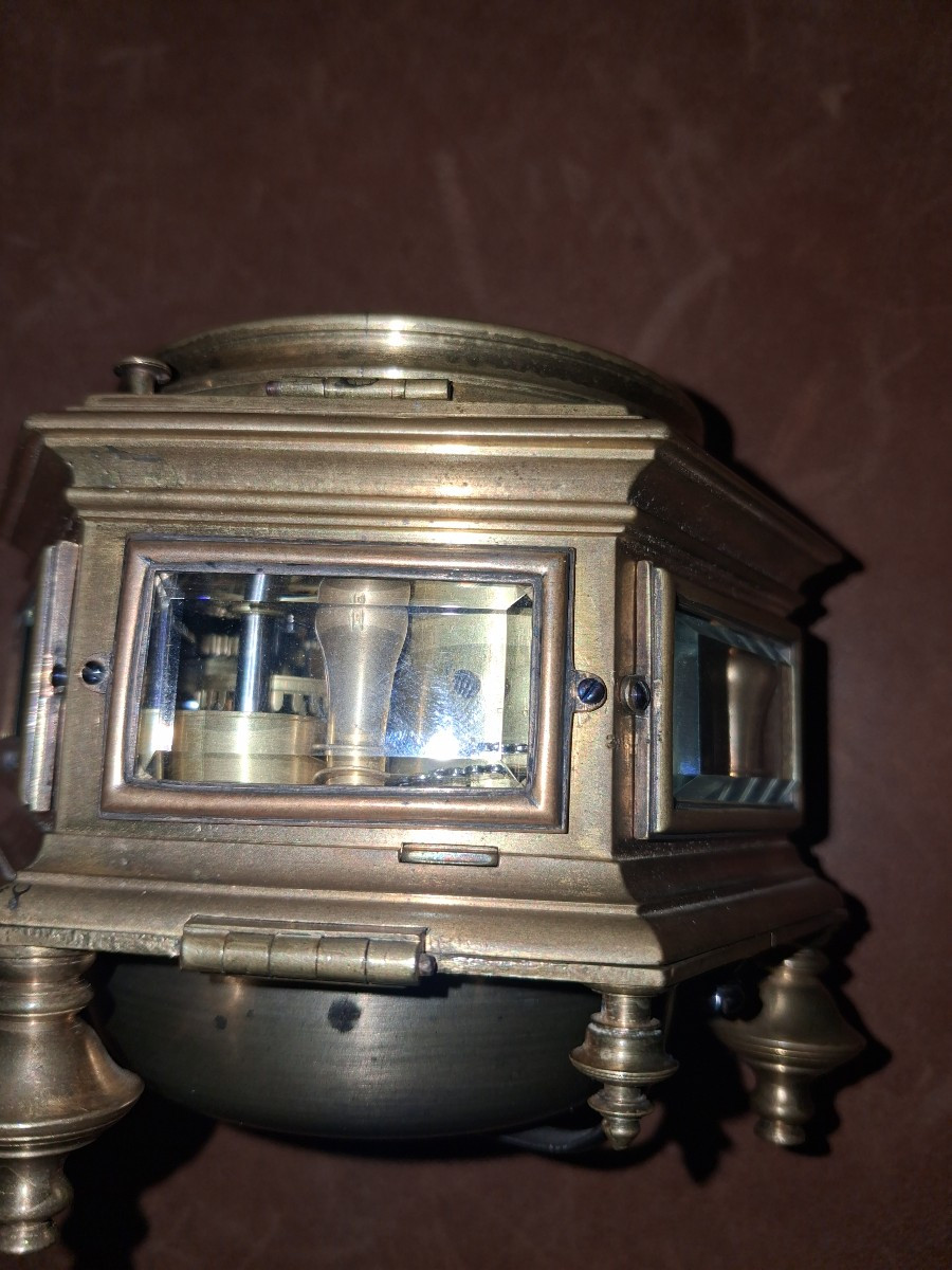 Pendule de table par J H Nauman à Desden vers 1740 - 1750 -photo-4