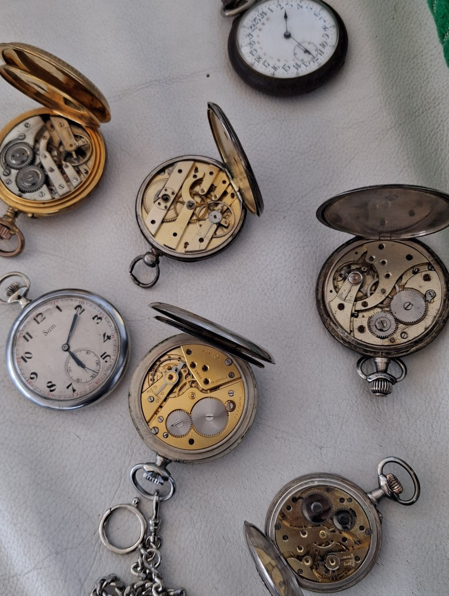 Set Of 7 Omega 24 H Watches ...-photo-3