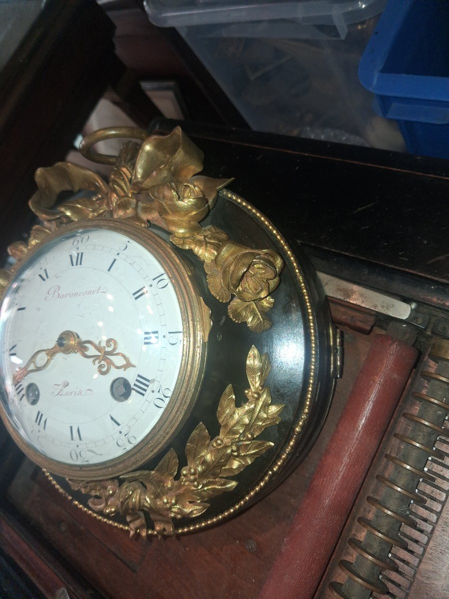 Louis XVI Cartel Clock By Batancourt In Paris-photo-2