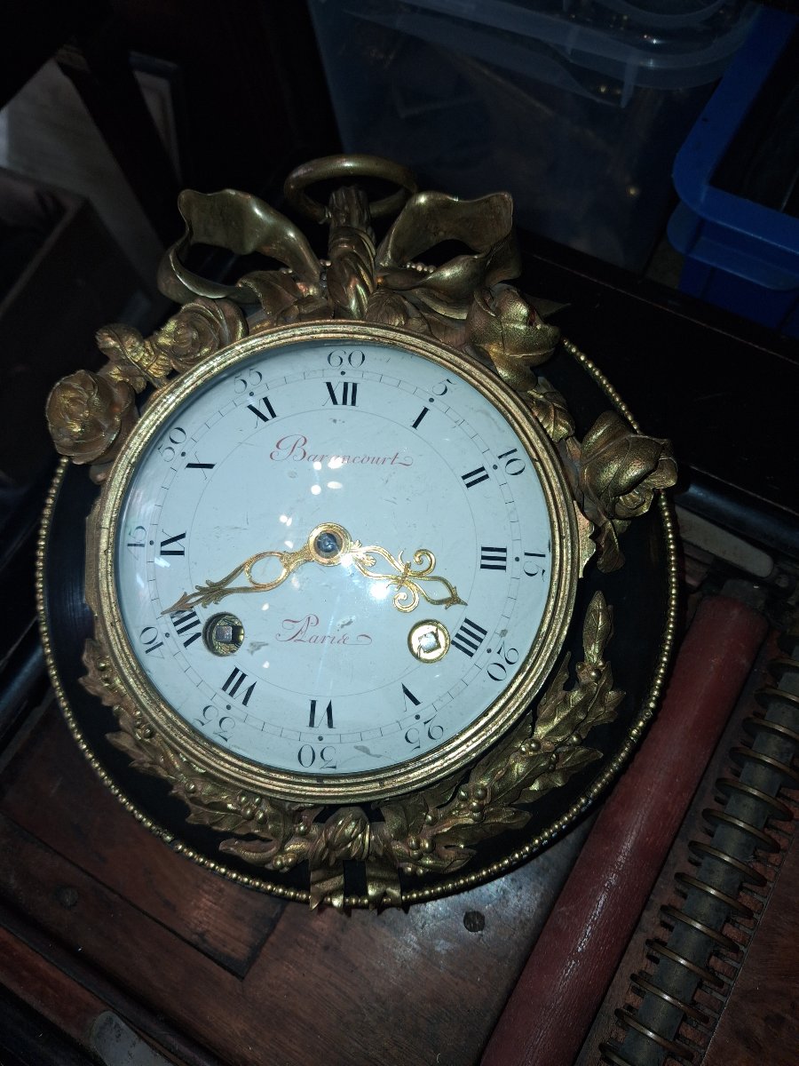 Louis XVI Cartel Clock By Batancourt In Paris