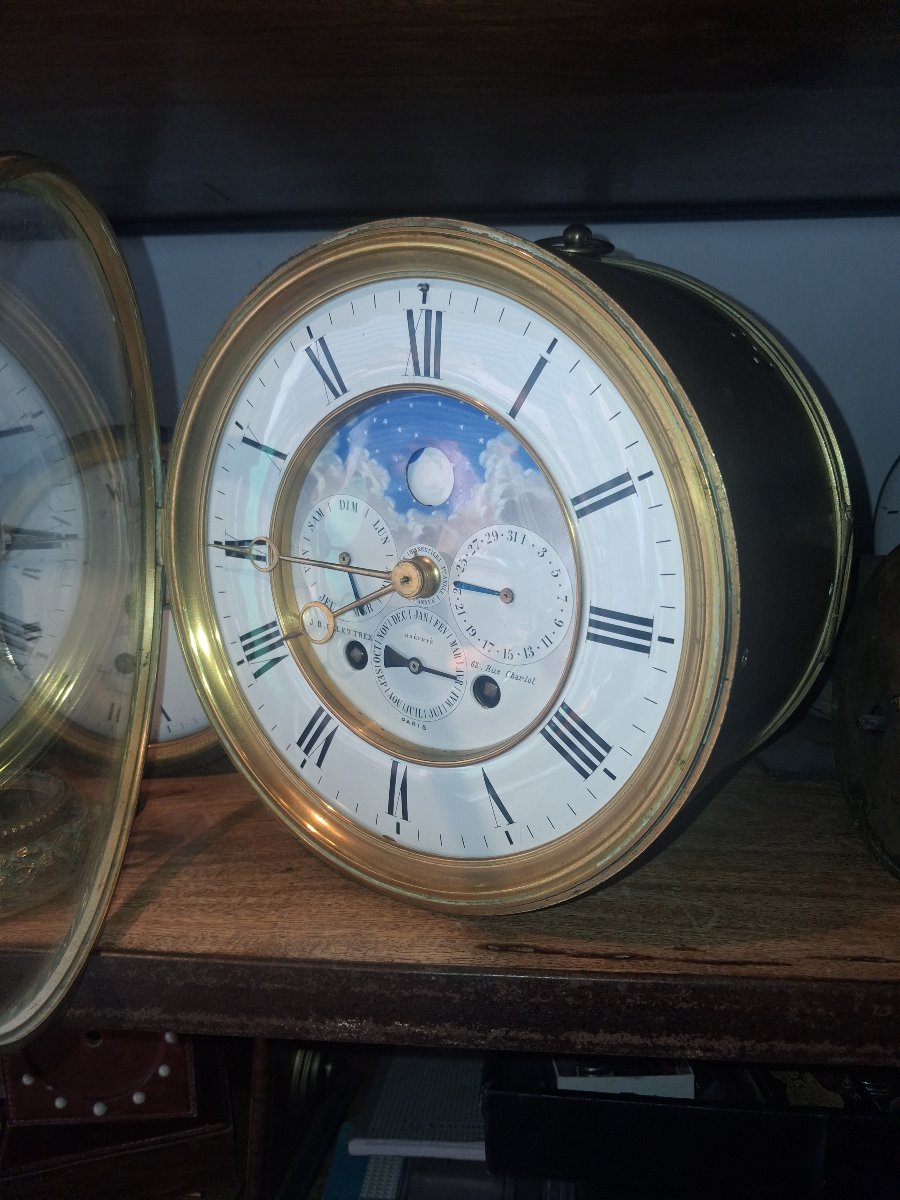 Napoleon III Complication Cartel Clock-photo-2