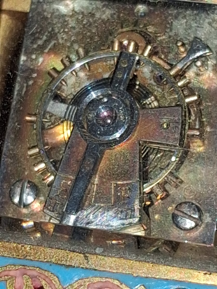 Pendulette de voyage en cloisonné de Leroy vers 1900-photo-4