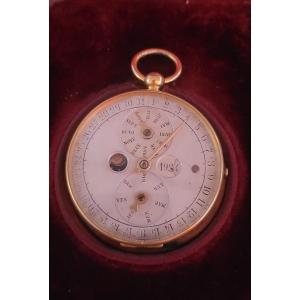 Perpetual Calendar And Compass Circa 1925