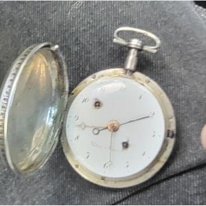 Alarm Clock Silver Watch