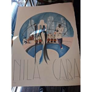 Lithographie Sacha Chimkewitch  44/275 Nila Cara