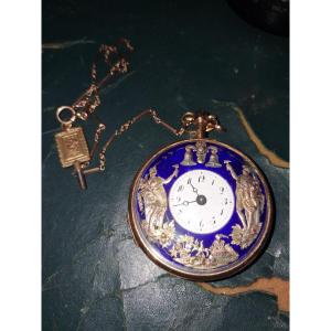 Montre a musique et automate sonnerie de Vacheron et Girod vers 1820