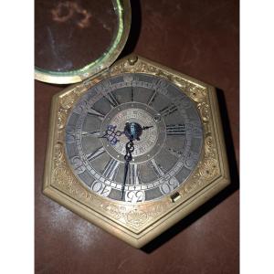 Table Clock By Jh Nauman In Desden, Circa  1740 -1750 