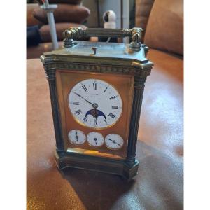 Breguet 4817 Travel Clock With Large And Small Striking Moon Phase, Circa 1900