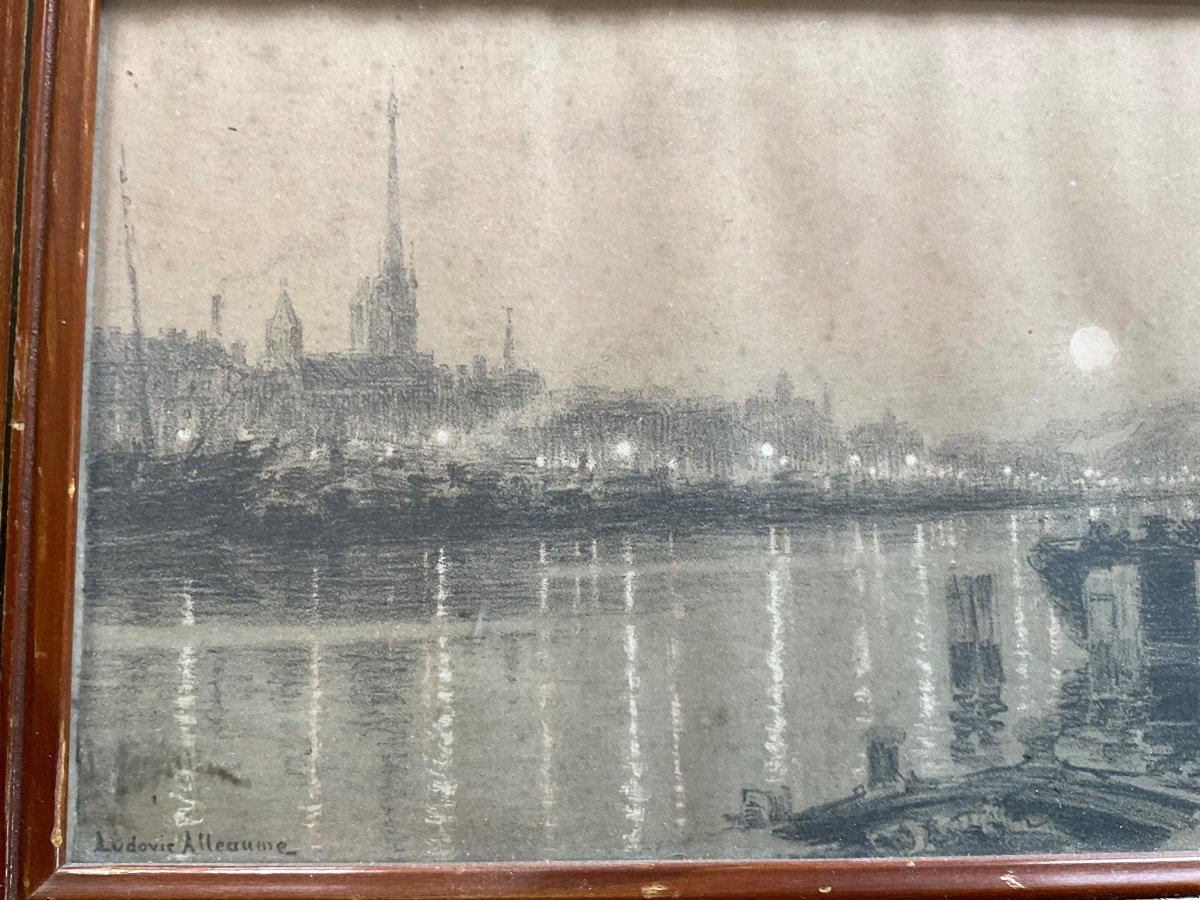 Very Beautiful Drawing Of Rouen By Ludovic Alleaume-photo-1