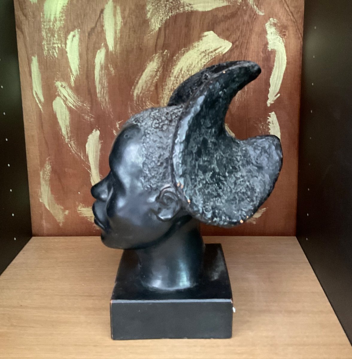 Tête De Femme Africaine Par Demange