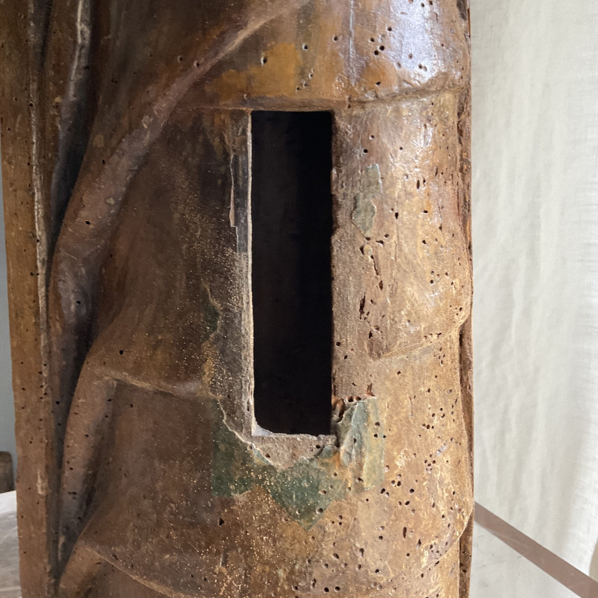 18th Century Wooden Reliquary Arm-photo-2