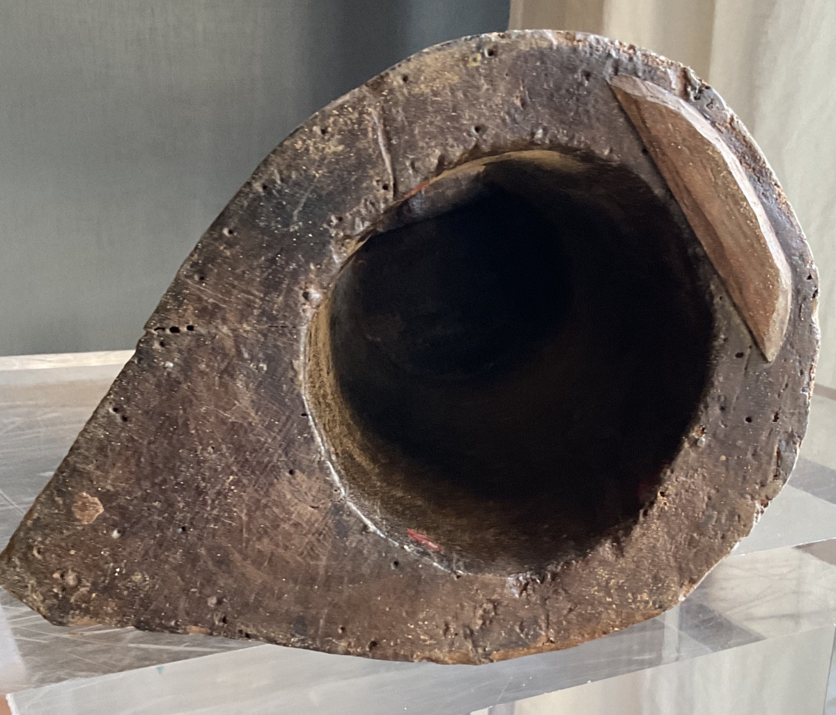 18th Century Wooden Reliquary Arm-photo-3