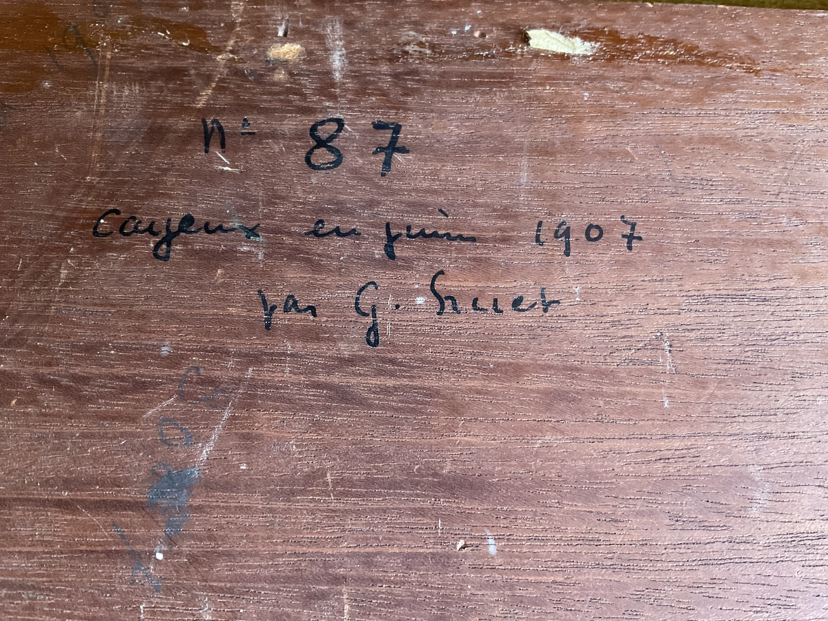Oil On Panel Cayeux-sur-mer 1907-photo-4