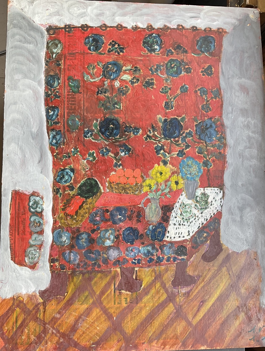 Painting Poster The Curtain Avignon Festival In 78-photo-2