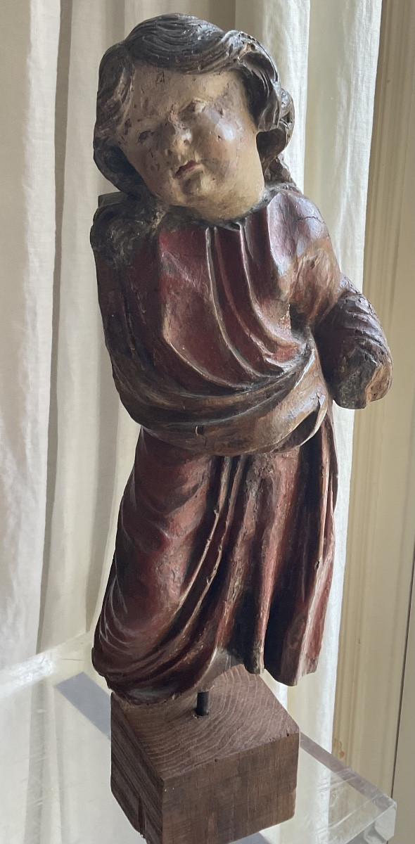 17th Century Wooden Figure