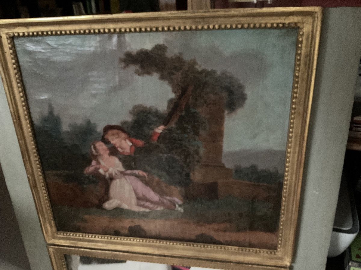 Small Louis XVI Period Trumeau-photo-2