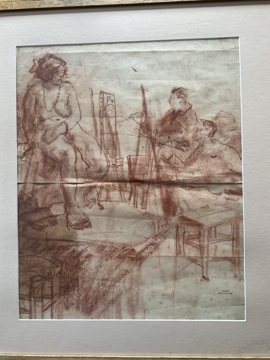 Atelier Madeleine Aime Painting Workshop -photo-2