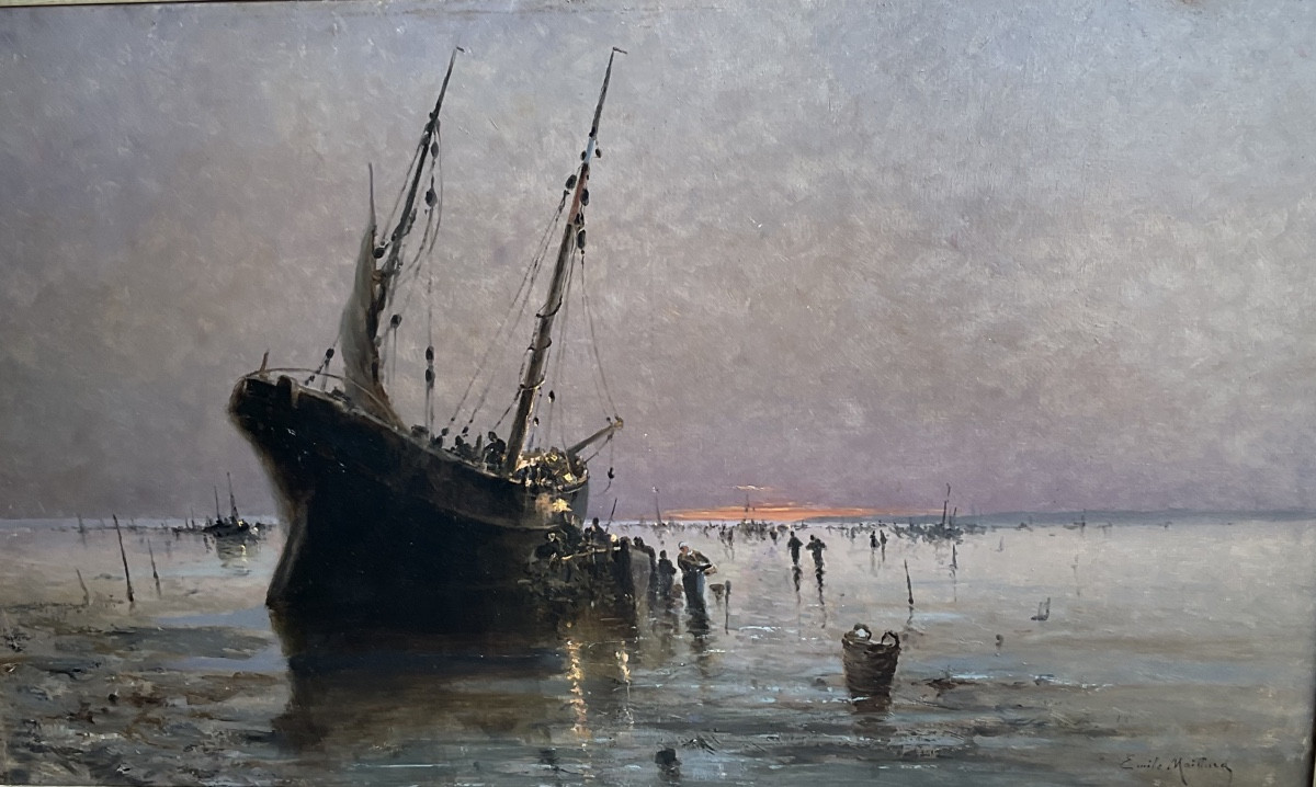 Landing Of Fish On Berck Beach By E Maillard-photo-6