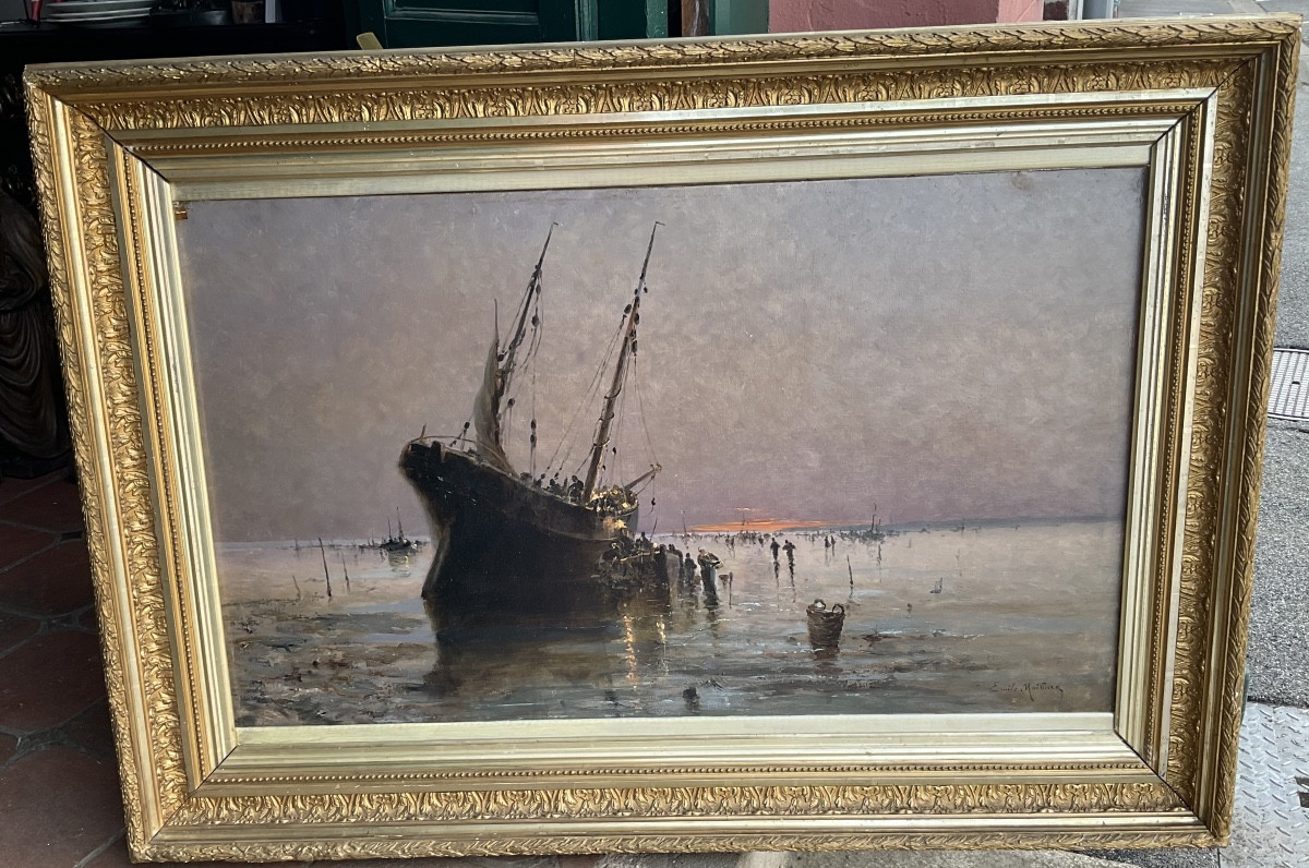 Landing Of Fish On Berck Beach By E Maillard