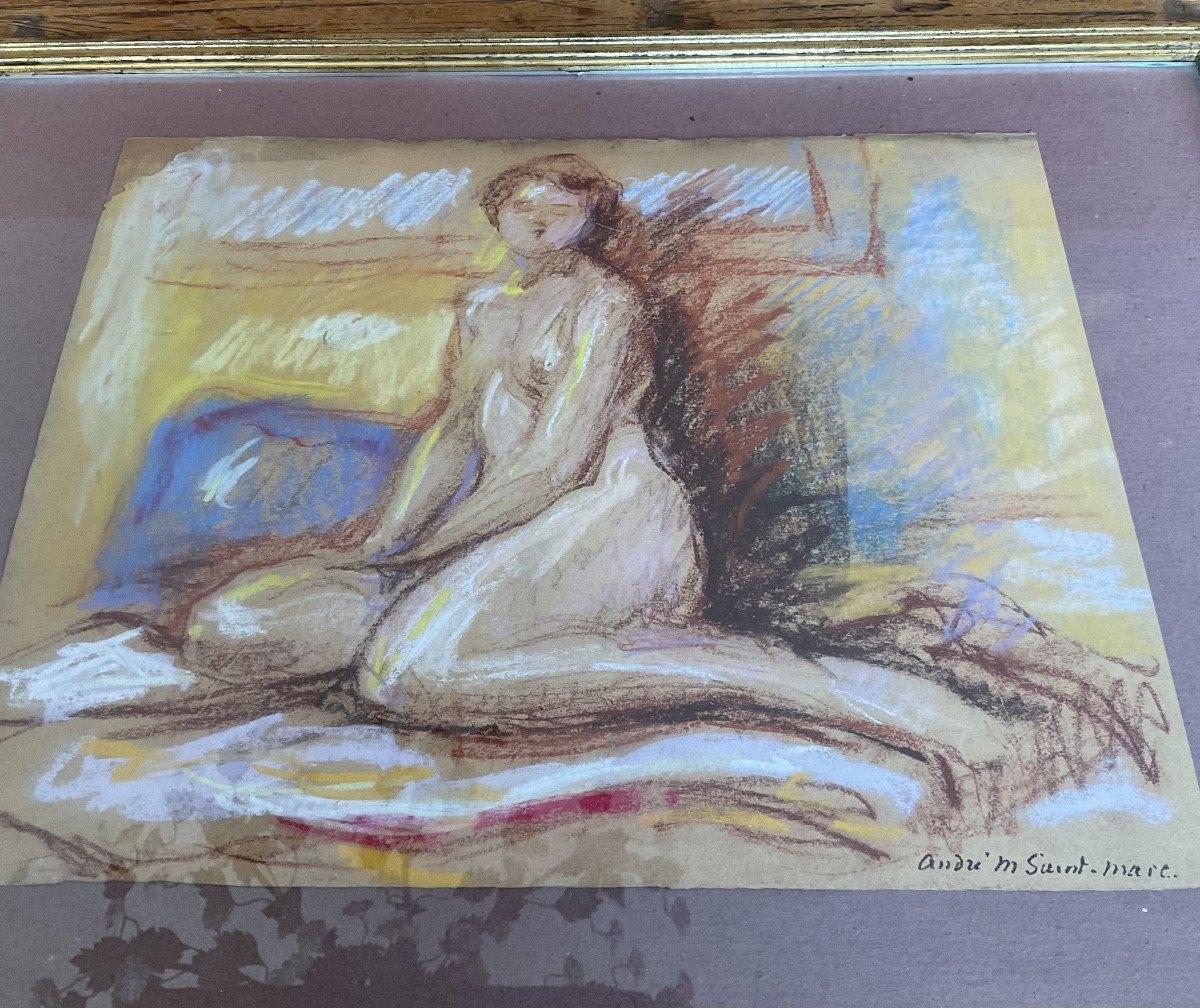 Nude By André St Marc Pastel-photo-4