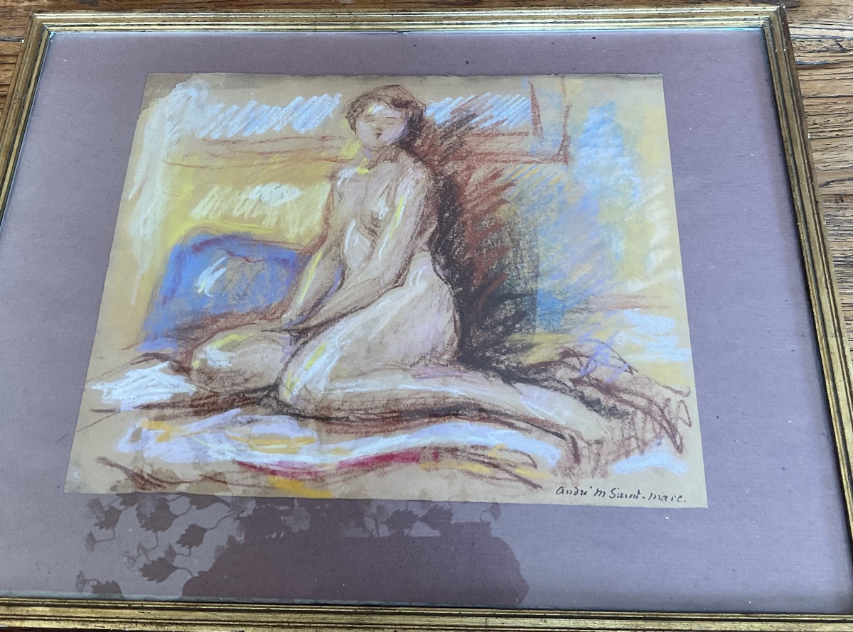 Nude By André St Marc Pastel