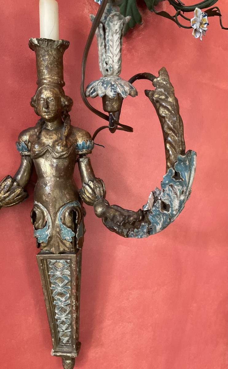 18th Century Italian Wall Lamp-photo-1