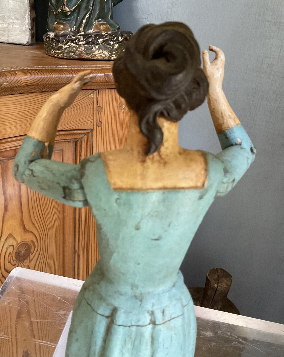 Italian Religious Statue, Dressed Or Not-photo-3