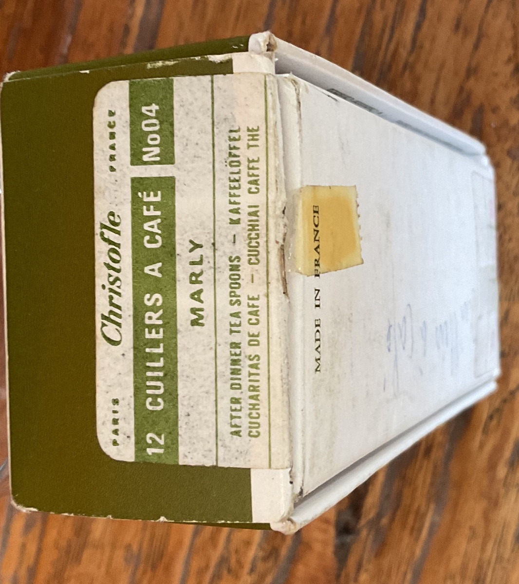 Box Of 12 Marly Coffee Spoons From Christofle-photo-4