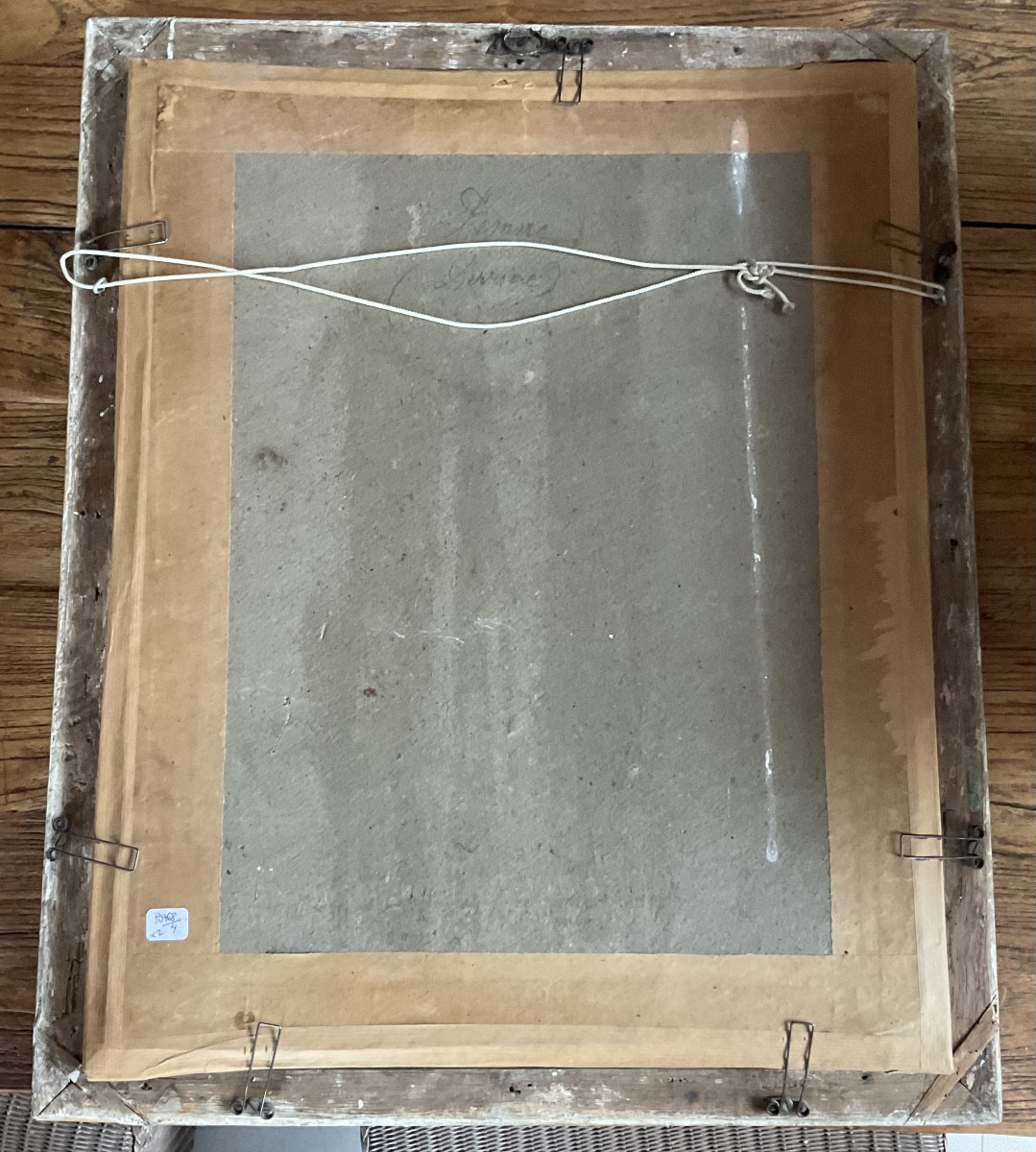 Pair Of Pastel Portraits From The Early 19th Century, 18th Century Frames-photo-5