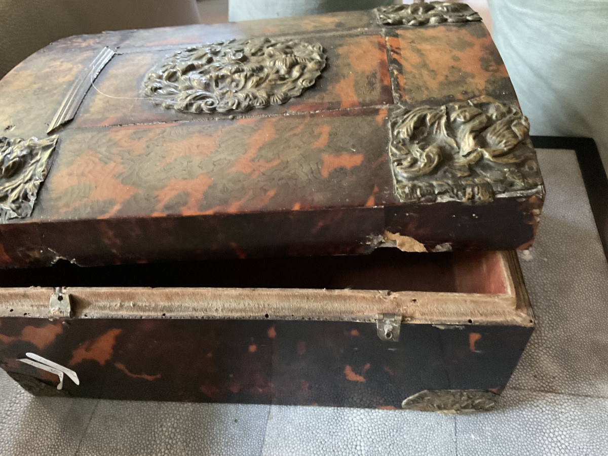 17th Century Tortoiseshell Box In The Condition-photo-2