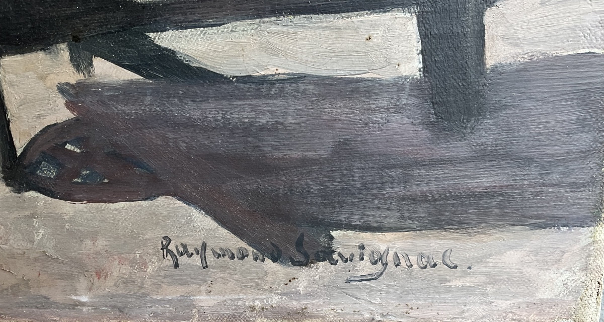 Madagascar huile sur toile Raymond Salignac-photo-3