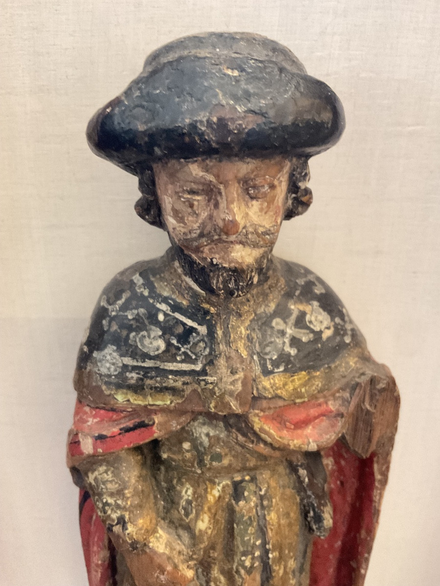 Saint Roch XVIIe dans un encadrement 