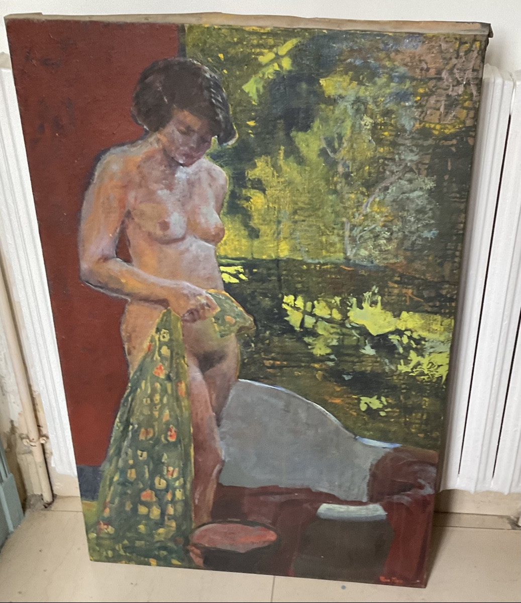 Nude In The Garden By Alainmarie Canvas-photo-2