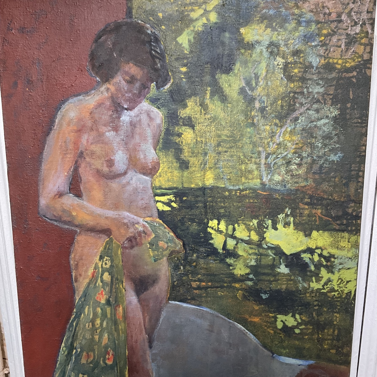 Nude In The Garden By Alainmarie Canvas-photo-3