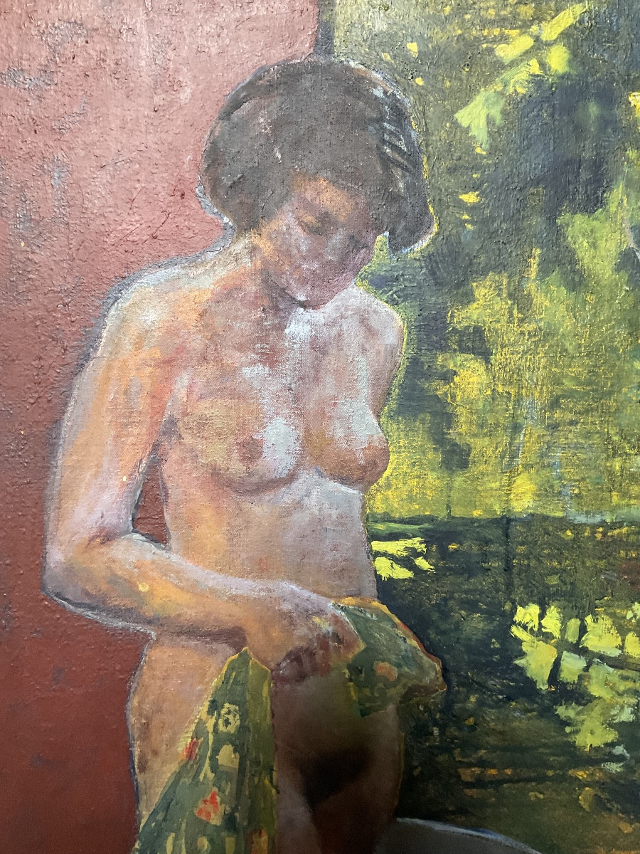 Nude In The Garden By Alainmarie Canvas-photo-4
