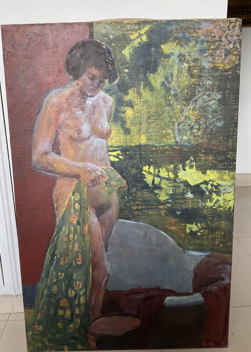 Nude In The Garden By Alainmarie Canvas-photo-1